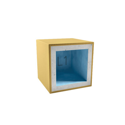 Звукоизоляционный короб для светильника АкустикГипс Бокс L1 (AcousticGyps Box)